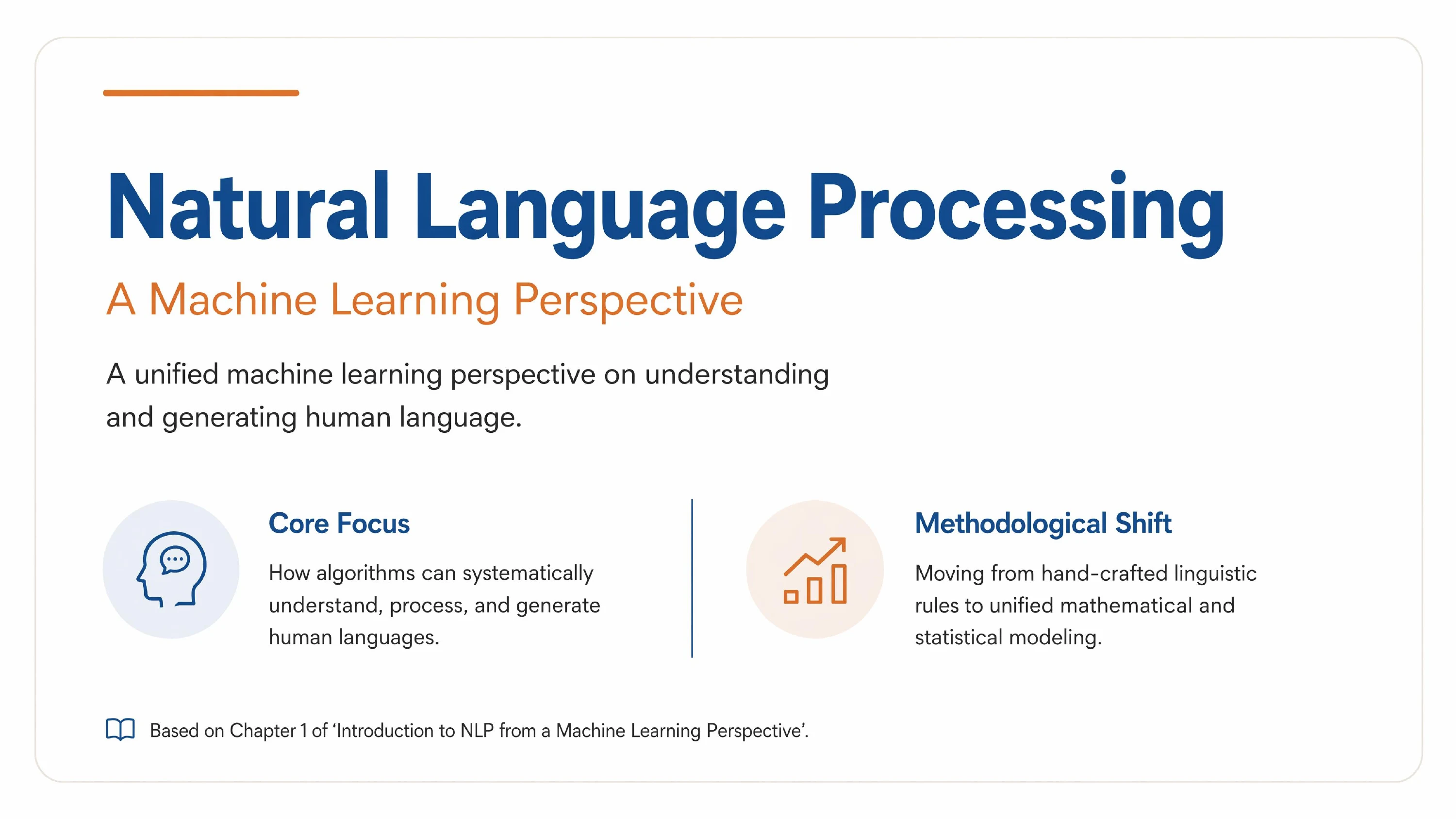 Introduction to Natural Language Processing from a Machine Learning Perspective Page 1 / 28